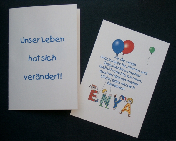 Karte 1 außen